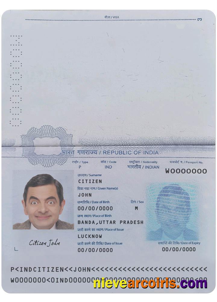 India passport new version